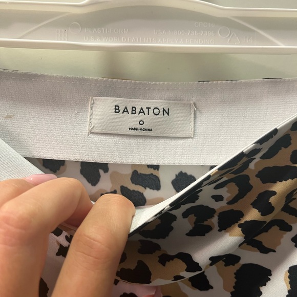 Aritzia Babaton Mini Slip Skirt Cheetah - Picture 5 of 5